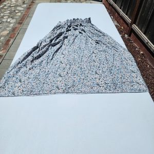 Nagoo size S blue floral maxi skirt New with tags